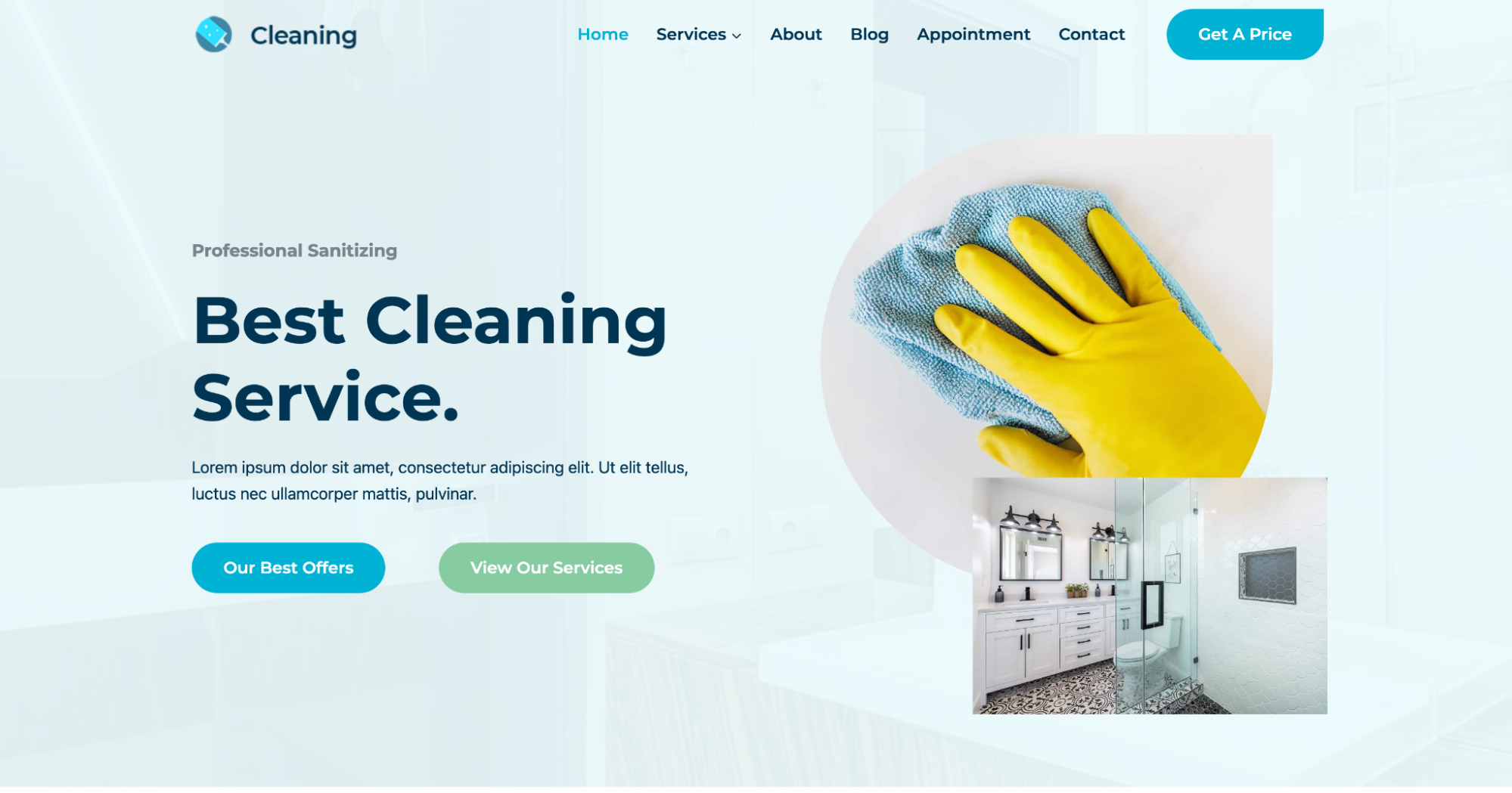 Cleaning Service WordPress Theme