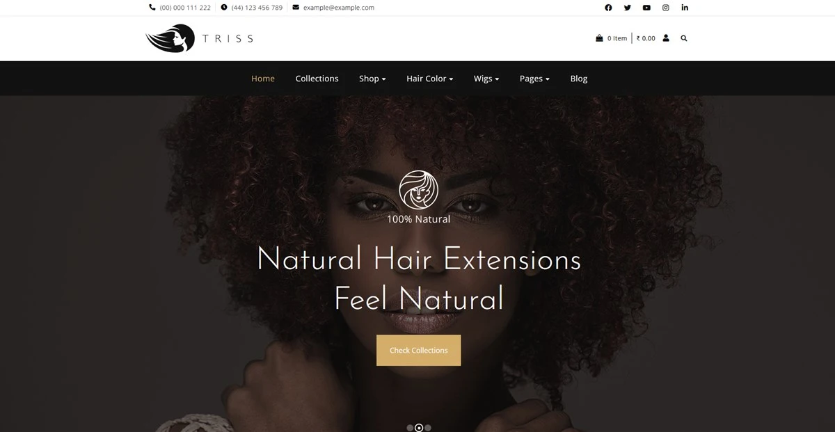 Beauty Cosmetics Shop WordPress Theme