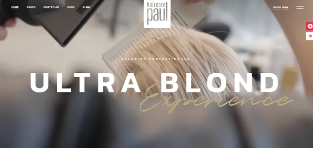 PaulHair WordPress Hairdresser Theme