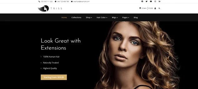 Beauty Cosmetics Shop WordPress Theme
