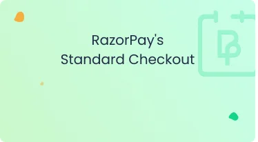 RazorPay's Standard Checkout Method