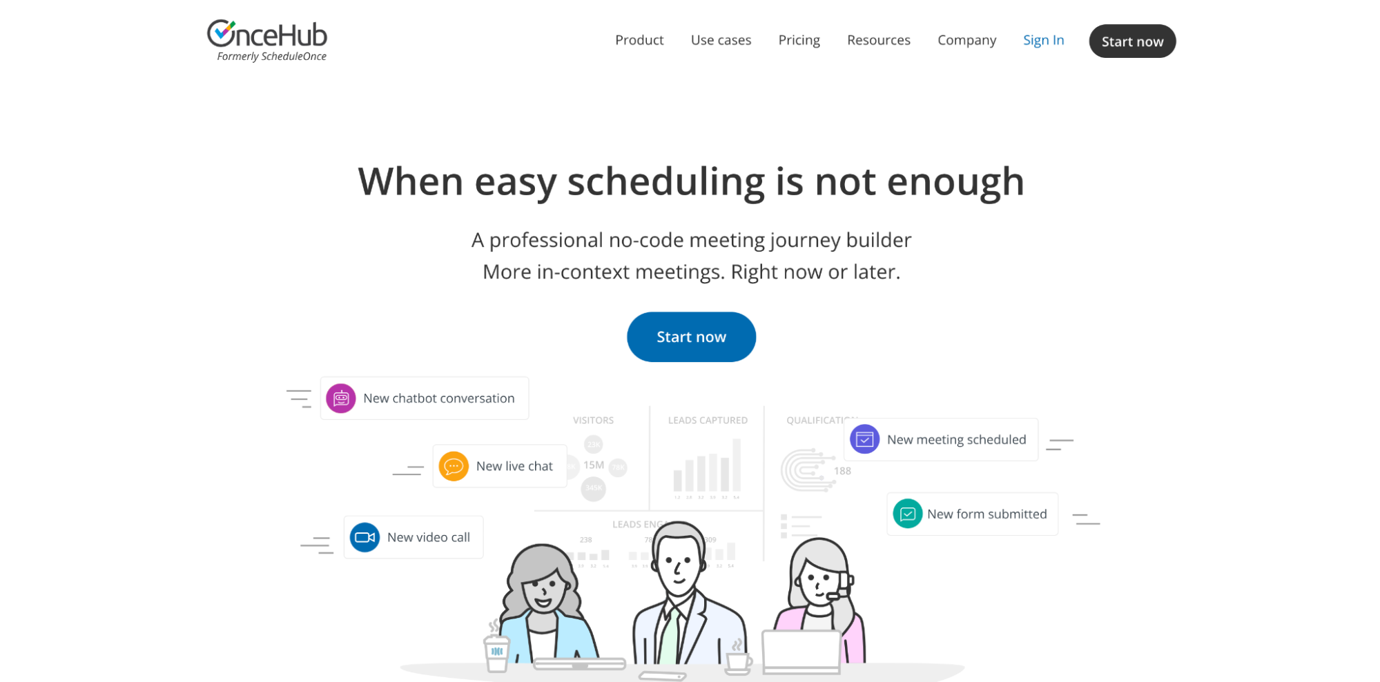 OnceHub Scheduling software
