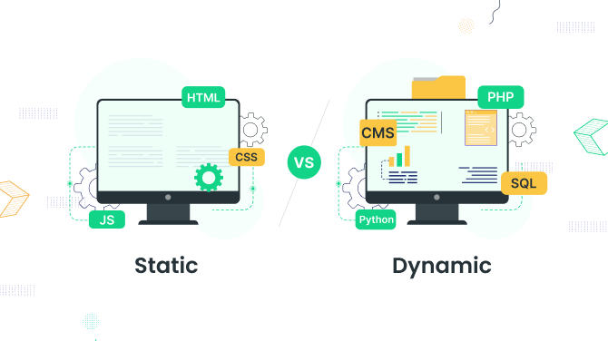 static vs dynamic website - difference
