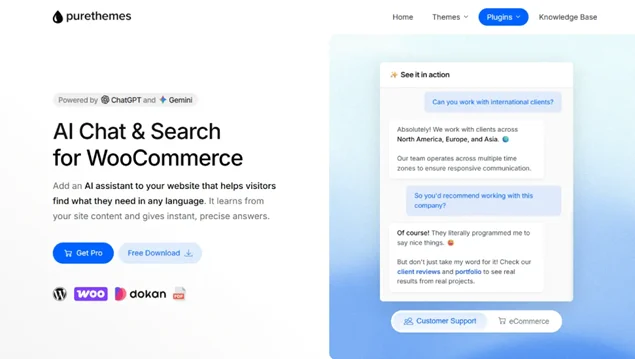 AI Chat & Search by Purethemes