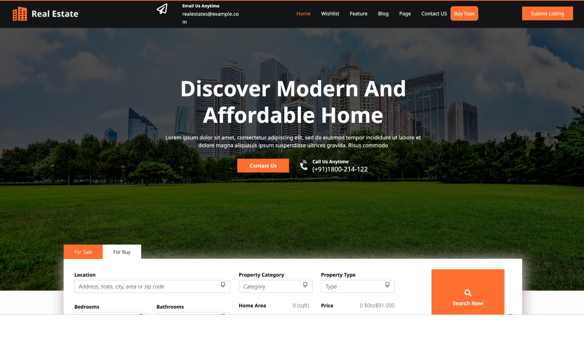 Real Estate Management Theme