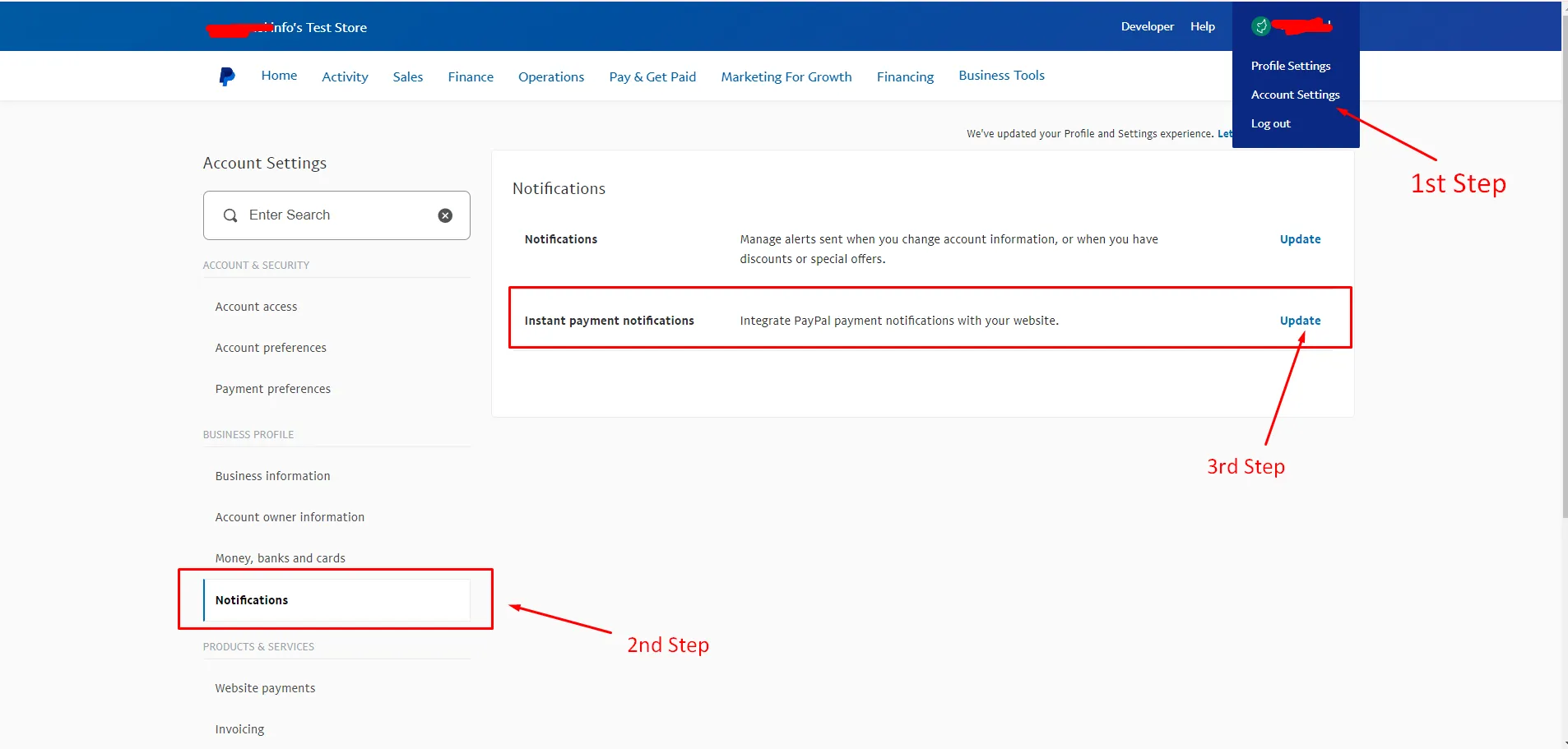 Account Settings