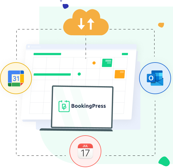 BookingPress calendar integration feature