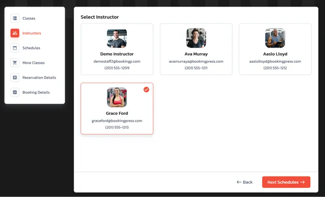 Add Trainers and Configure Schedules