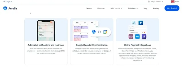 Amelia integrations