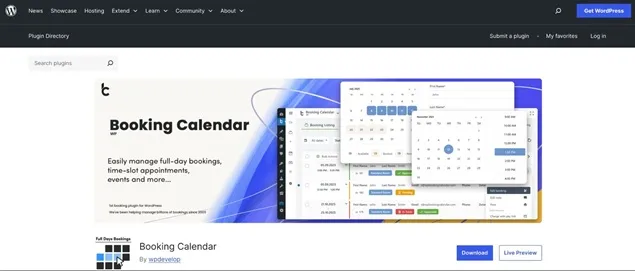 Booking Calendar