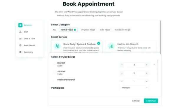 BookingPress Extra Serivce