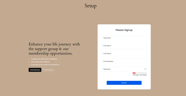 ARMember Signup Form