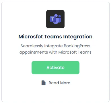 Microsoft Teams Integration