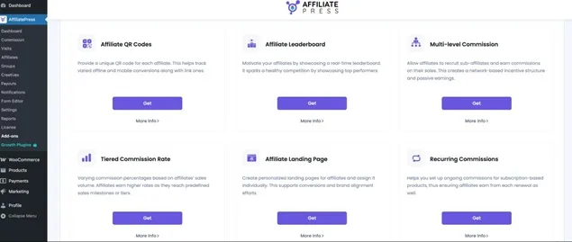 AffiliatePress add-ons
