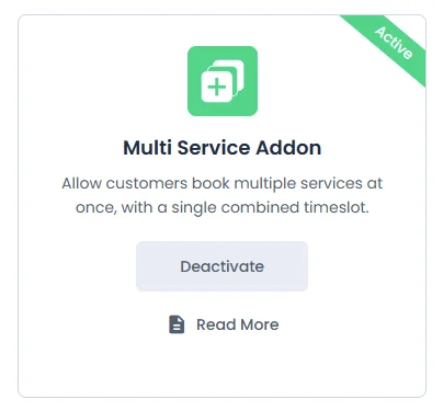 Multi Service Addon