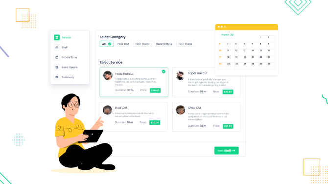 Multi Service Booking
