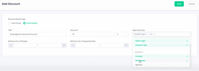 bookingpress advanced discount addon