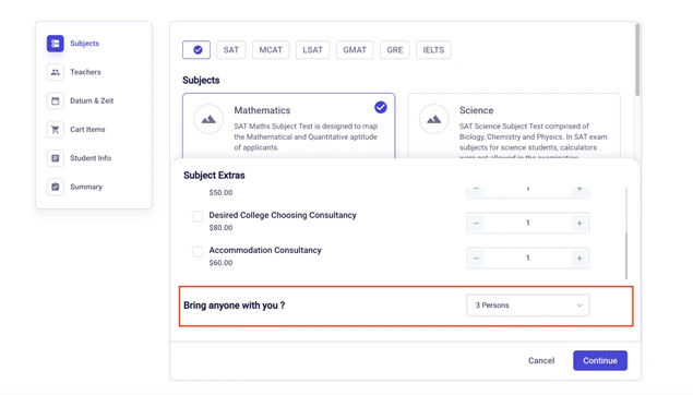 bookingpress multiple quantity addon