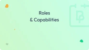 Roles Capabilities