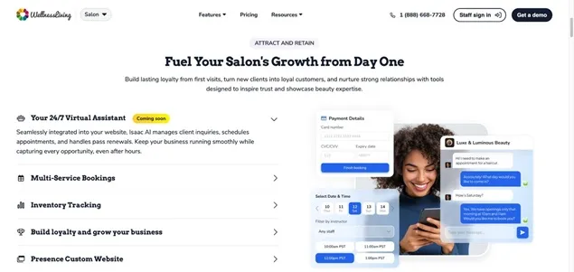 wellnessliving booking system