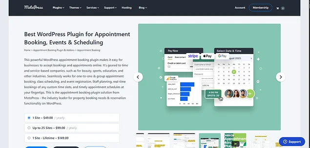 motopress appointment booking