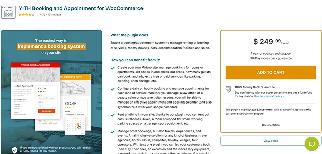 yith booking and appointment for woocommerce