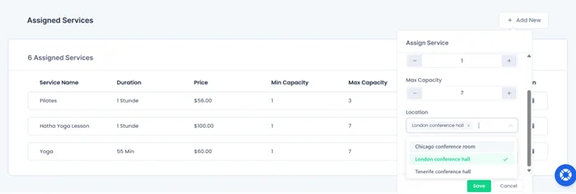 bookingpress assigned services setting