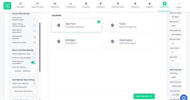 bookingpress booking layout setting