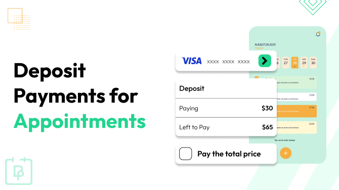 Deposit in Online Booking