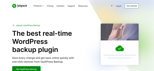 jetpack vaultpress backup
