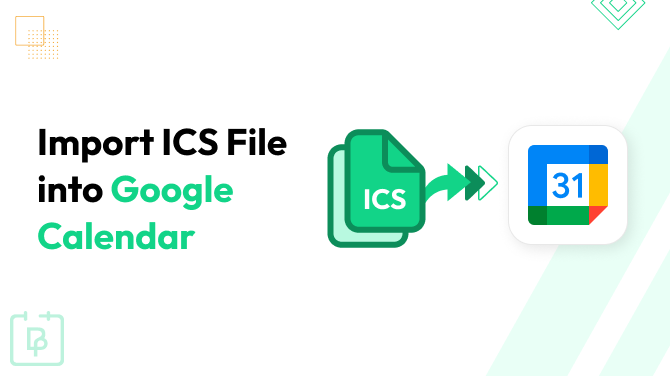 import ics file into google calendar