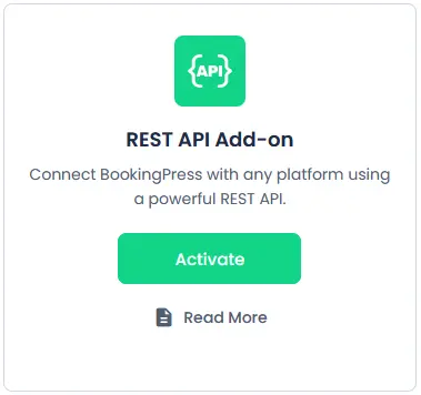 Rest API Add-on