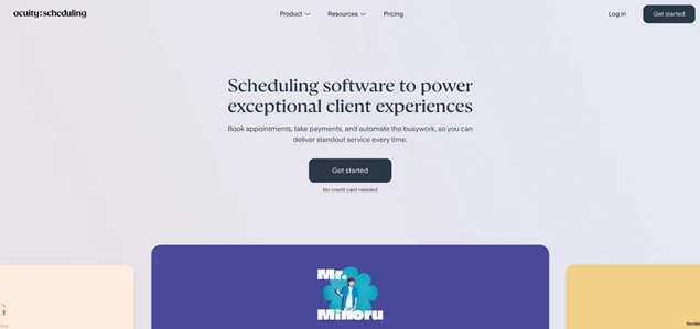 acuity scheduling website