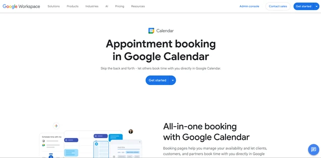 google calendar scheduling