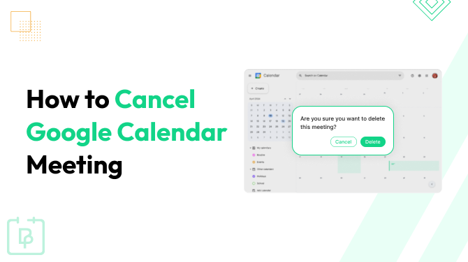 how to cancel meeting in google calendar