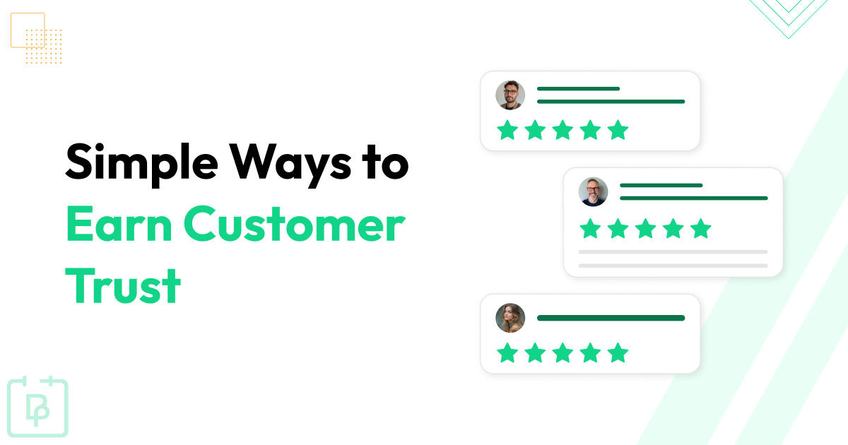 Simple Ways to Build Customer Trust With BookingPress