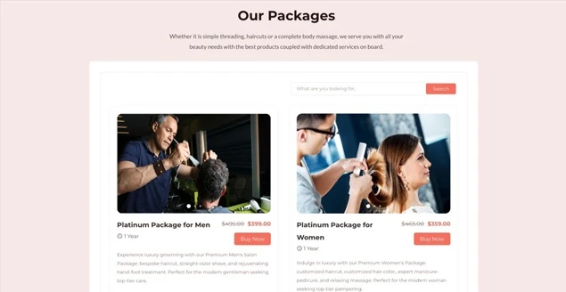 bookingpress service packages