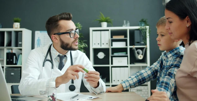 doctor asking questions