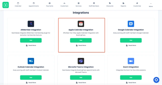 Apple Calendar integration module