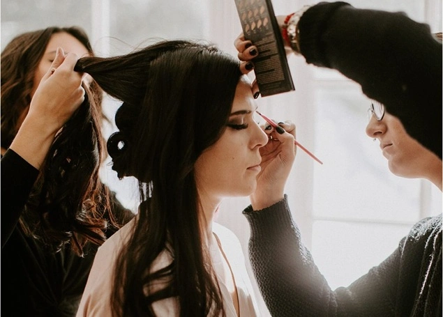 Professional hair and makeup