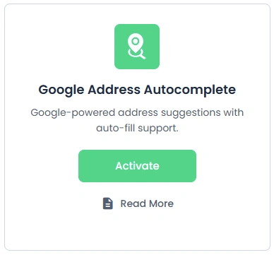 Google Address Autocomplete