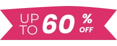  up to 60% off