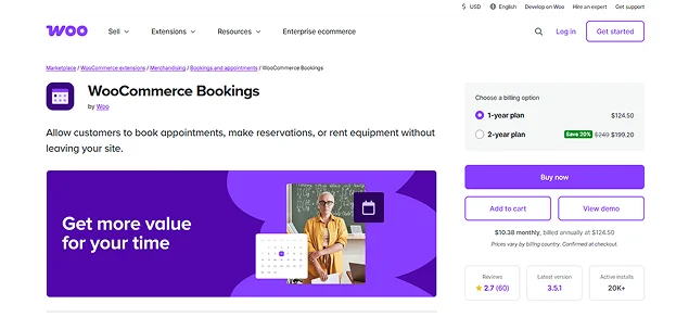WooCommerce Bookings