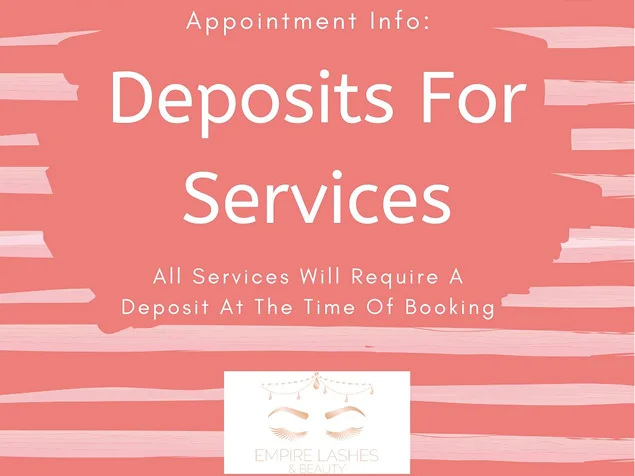 deposit payment in booking