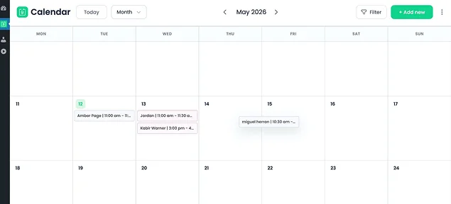 drag and drop rescheduling