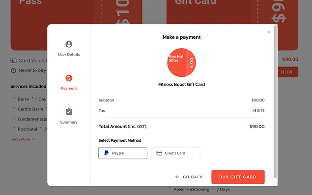 payment settings