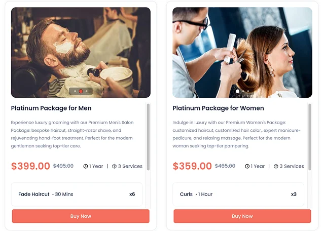 sell wellness packages