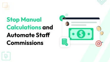 automate staff commission in booking system