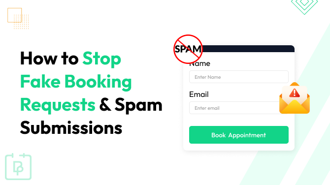 Stop Fake Booking requests