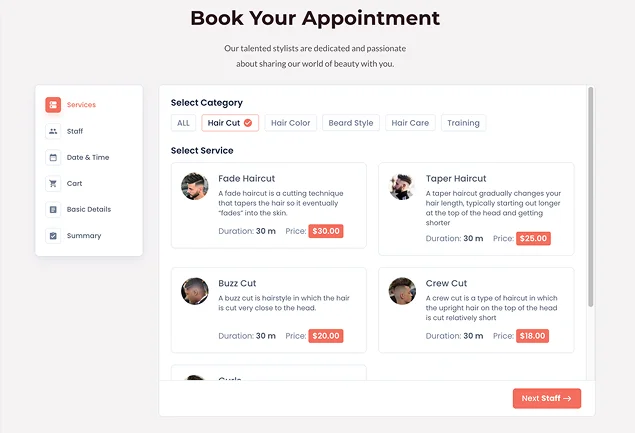offer recurring appointments